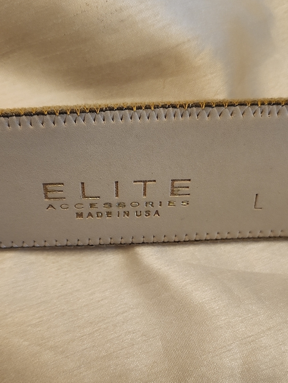 Vintage Elite USA  Stunning New Cowgirl Calf Hair W/ Brass Buckle Belt, L, $75 - Picture 2 of 10